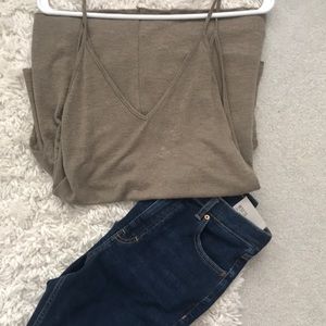 Urban Outfitters Gold Tank Top